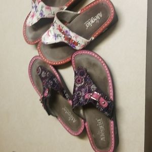 2 Alegria sandals size 39 - 8.5 to 9